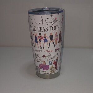 New Taylor Swift Eras Tour Metal Cup with Lid.